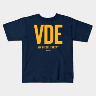 VDE - Vin Diesel Expert Kids T-Shirt